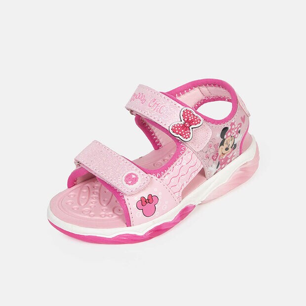 Sandalias Casuales Ni&ntilde;a Disney Minnie, Rosado