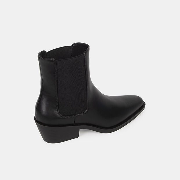 Botines Casuales para Mujer Bata, Negro