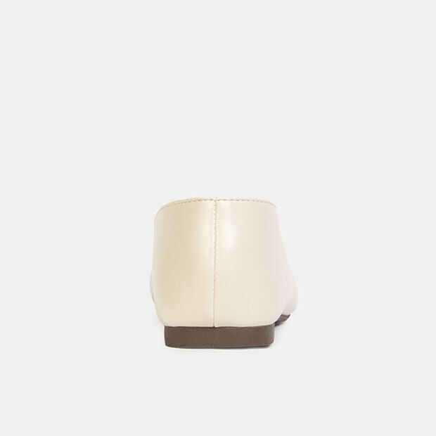 Ballerinas Casuales Mujer Bata, Off White