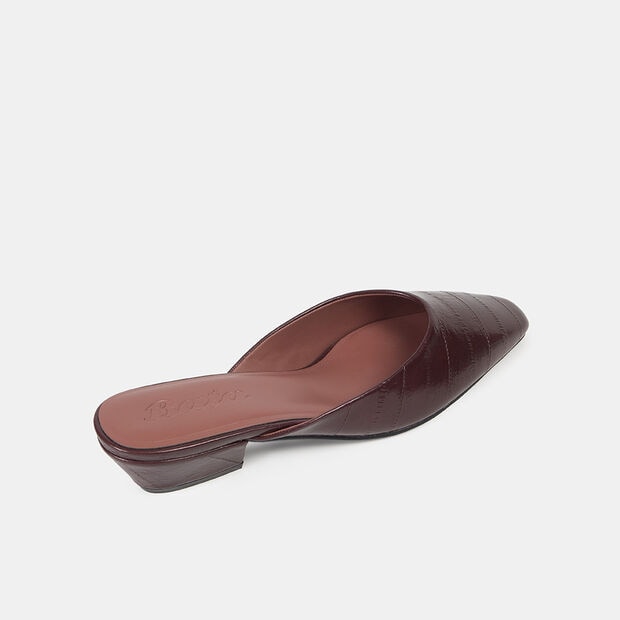 Zapatos De Vestir Mujer Bata, Burgundy