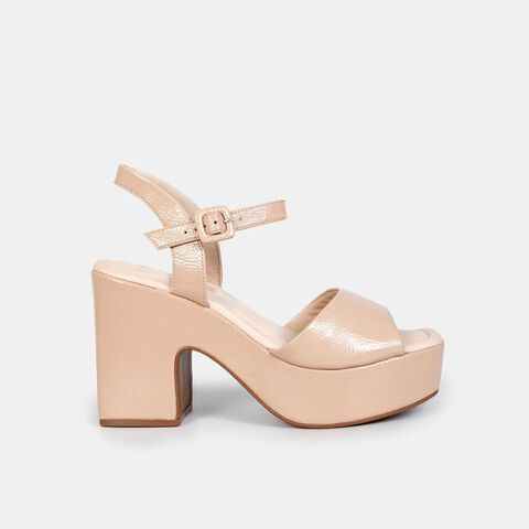 Sandalias Casuales Mujer Bata Comfit, Beige Oscuro