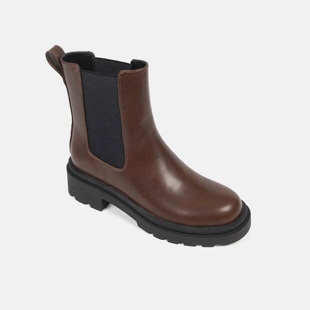 Botas Casuales para Mujer Bata, Marr&oacute;n