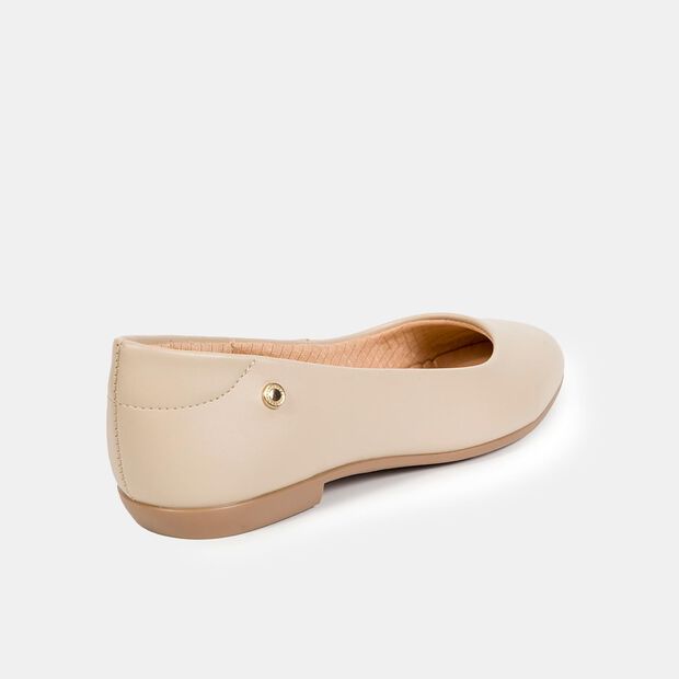 Ballerinas Casuales Mujer Bata , Beige