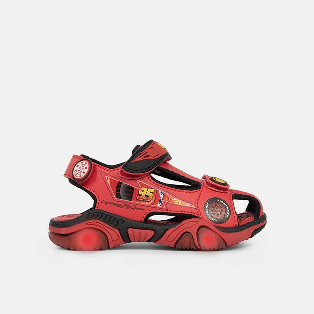 Sandalias Casuales Ni&ntilde;o Disney Cars, Rojo