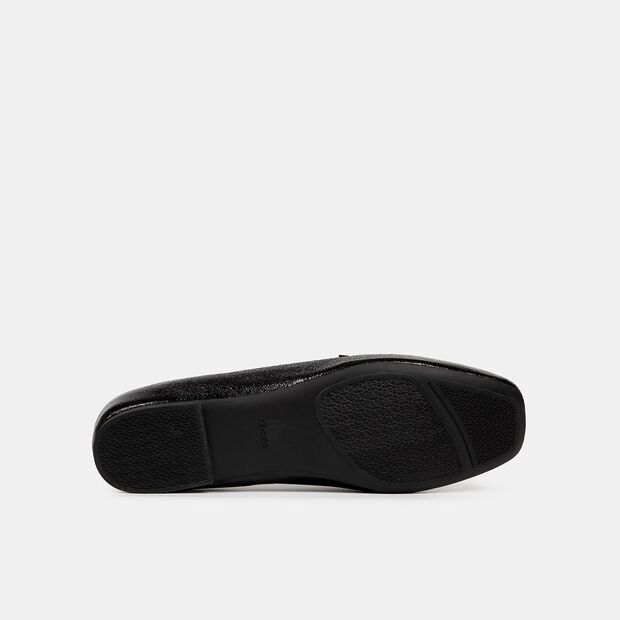 Mocasines Casuales Mujer Bata, Negro