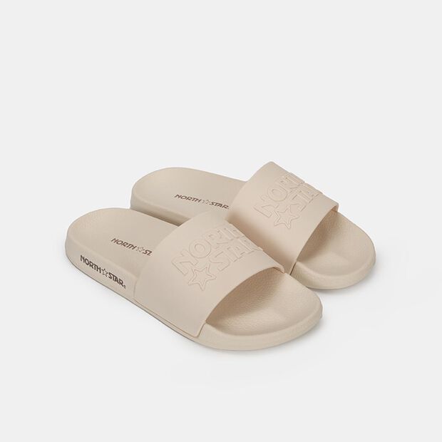 Sandalias Slider Mujer North Star , Off White