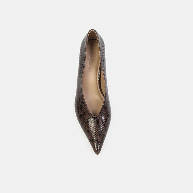 Zapatos De Vestir Mujer Bata, Chocolate