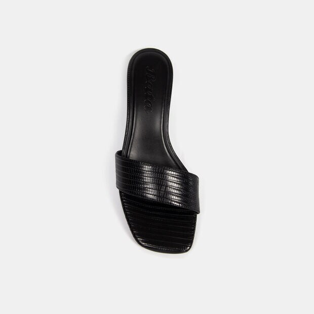 Sandalias Casuales Mujer Bata York52, Negro