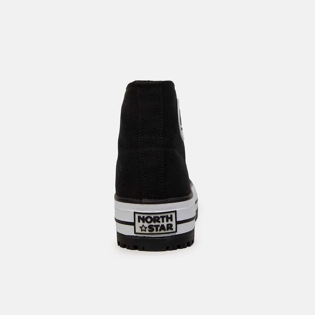 Zapatillas Urbanas Hombre North Star, Negro