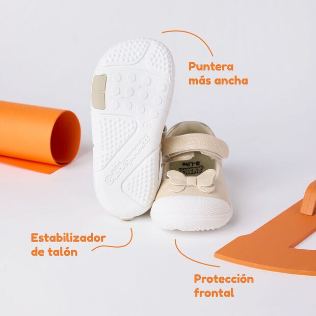 Zapatos Casuales Ni&ntilde;a Bubblegummers, Dorado