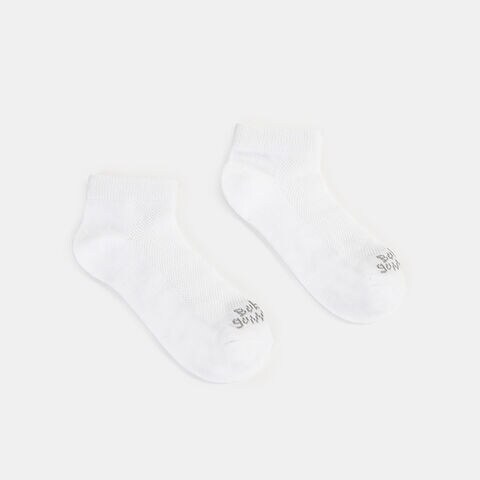 Bipack Medias Escolar Unisex Bubblegummers, Blanco Brillante