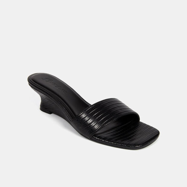 Sandalias Casuales Mujer Bata York52, Negro