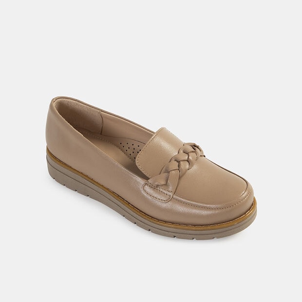 Mocasines Mujer Bata Tonnato, Taupe
