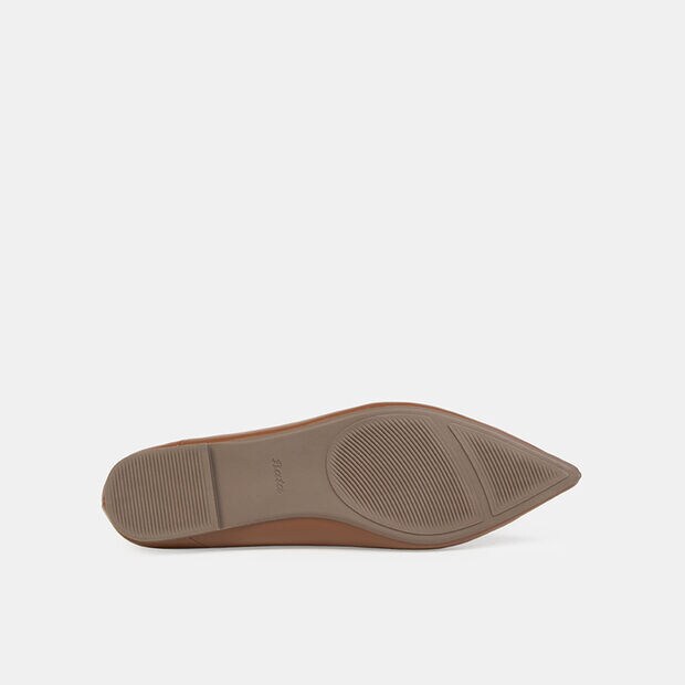Ballerinas Casuales Mujer Bata, Camel