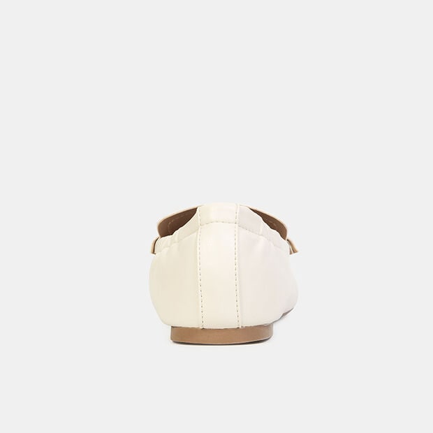 Ballerinas Casuales Mujer Bata, Off White