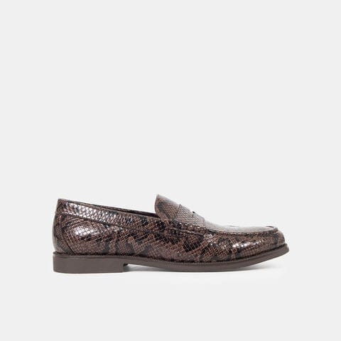 Mocasines Casuales Mujer Bata, Marr&oacute;n
