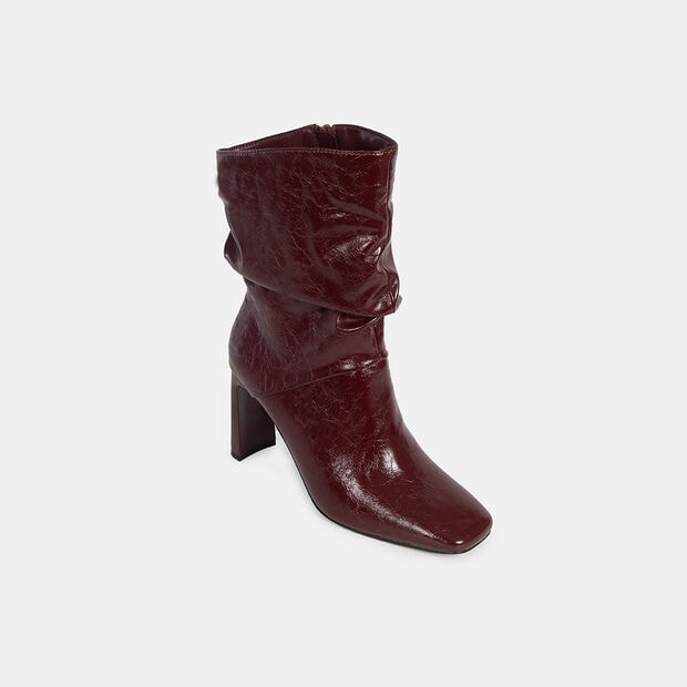 Botas Casuales para Mujer Bata, Burgundy