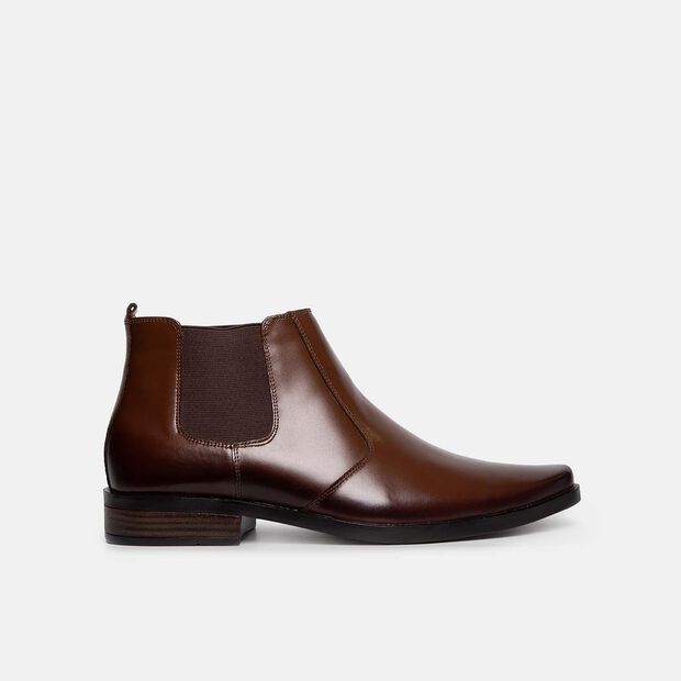 Botines Casuales Hombre Bata , Marr&oacute;n