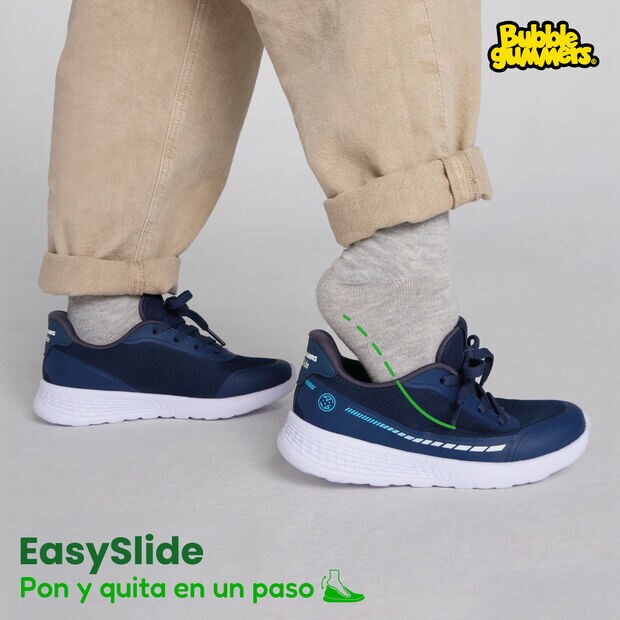 Zapatillas Casuales Ni&ntilde;o Bubblegummers, Azul Marino
