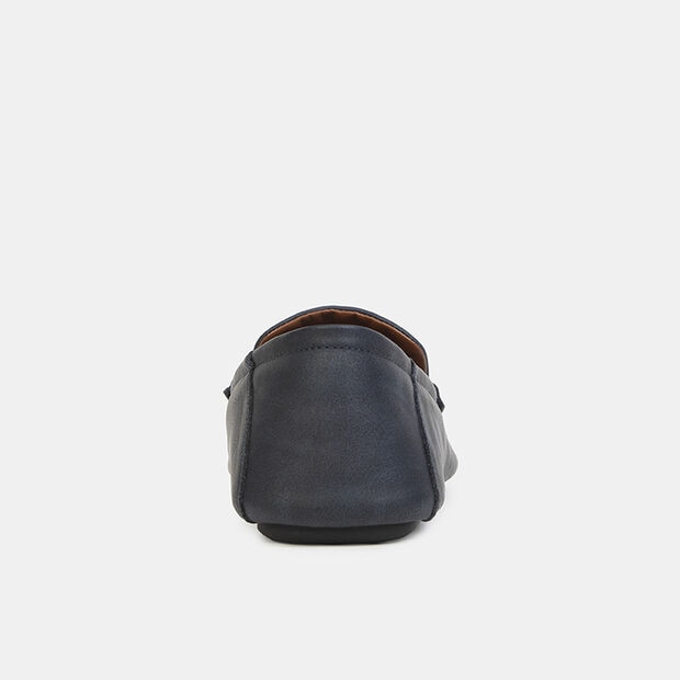 Mocasines Casuales Hombre Bata, Azul Marino