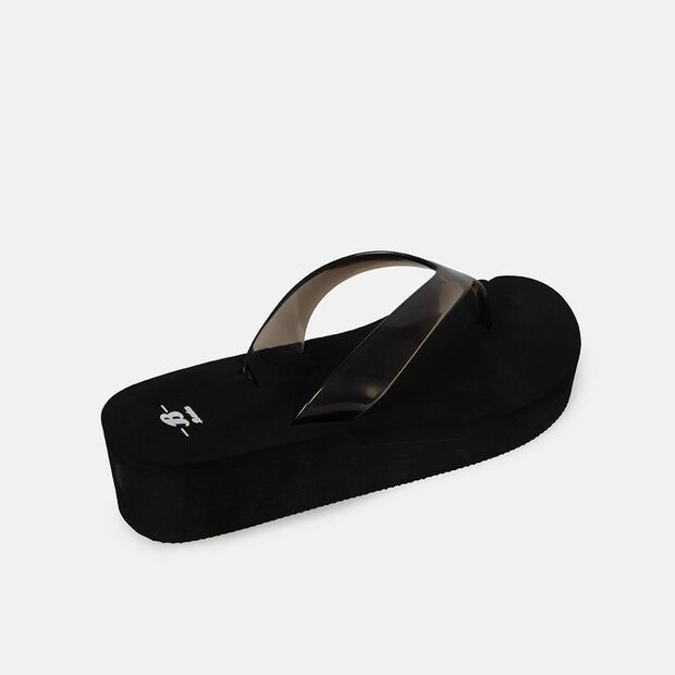 Sandalias de Playa Mujer Bata, Negro
