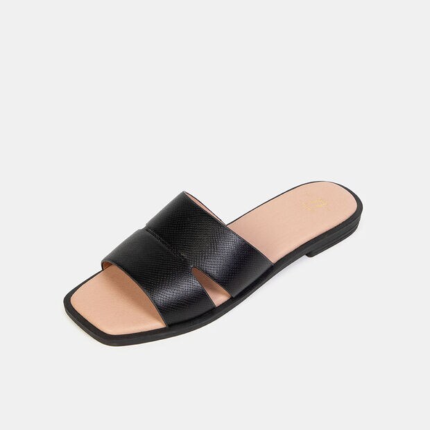 Sandalias Casuales Mujer Bata, Negro