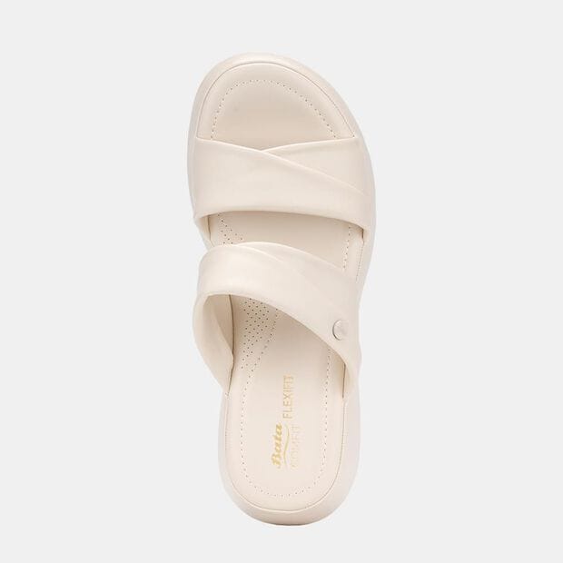 Bata บาจา Comfit รองเท้าเพื่อสุขภาพแบบสวม สูง 2 นิ้ว สำหรับผู้หญิง รุ่น CINDERELLA