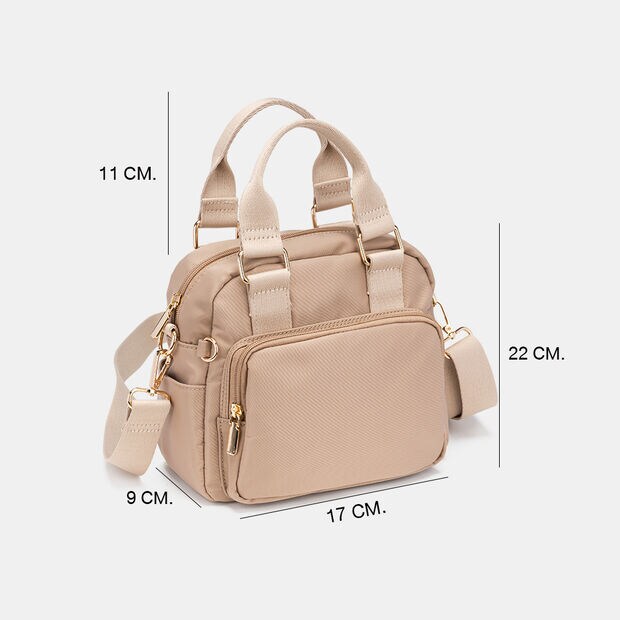 Bata บาจา กระเป๋าผ้าไนลอน มีสาย Cross body สำหรับผู้หญิง รุ่น FAI 