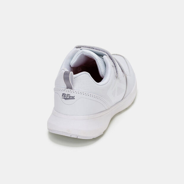Bata B-First SPORTS Anti-Bac White PVC รองเท้านักเรียน รองเท้าพละ แบบแปะ สีขาว