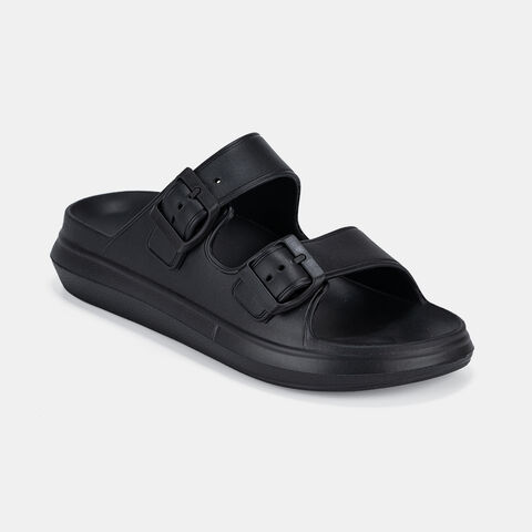 Bata Women's Slipper Flat Sandal Shoes - BLACK 5106006