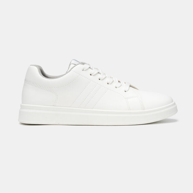 Online Exclusive Bata บาจา North Star รองเท้าผ้าใบสนีคเกอร์ แฟชั่น แบบผูกเชือก สำหรับผู้ชาย รุ่น NEW SKATER