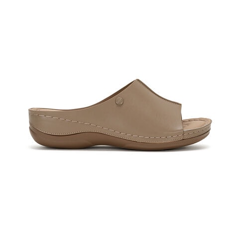 Bata Comfit Women's comfort Sandals with comfit technology 1.5 inches Yolanda - Taupe 6918321
