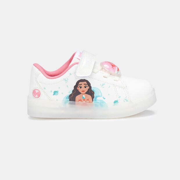 Bata บาจา BBG รองเท้าผ้าใบสนีคเกอร์ ลายเจ้าหญิงโมอาน่า สำหรับเด็กผู้หญิง รุ่น MOANA_EBAY_G126