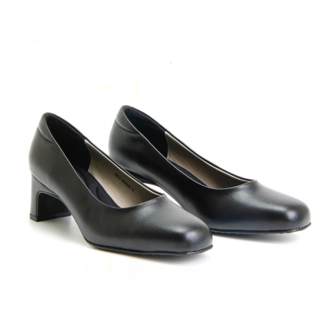 Bata Ladies Pump Heels 2 inches - Black 6516666, Black , 6516666 | Bata