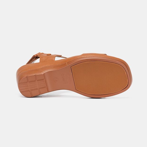 Bata Comfit Women's Casual Shoes CURRY 2Inch