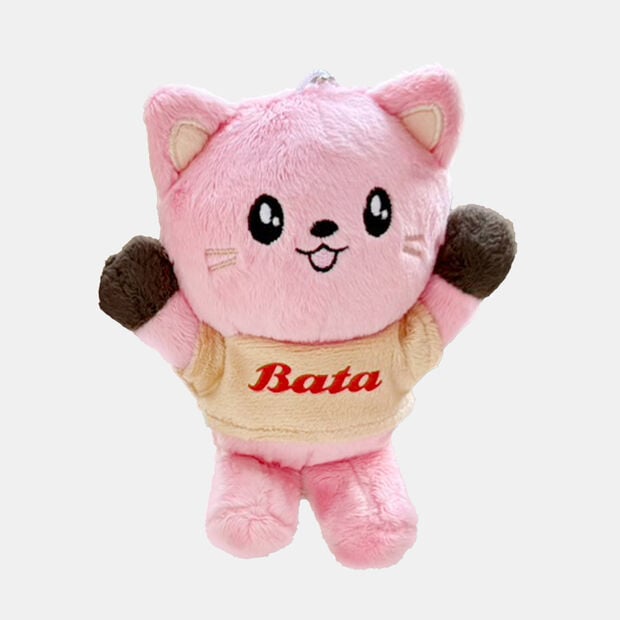 (ของแถมไม่จำหน่าย) Bata พวงกุญแจตุ๊กตาแมว & จิงโจ้ ห้อยกระเป๋า