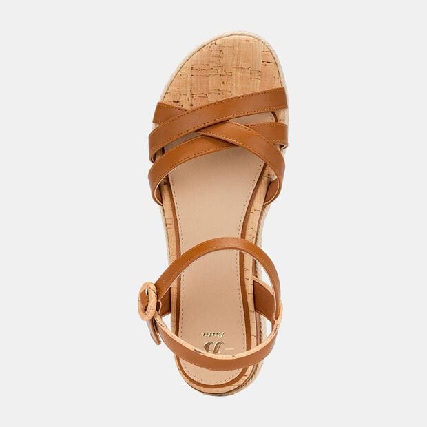 Bata Women's Wedge Sandal Sandal Shoes NASTY