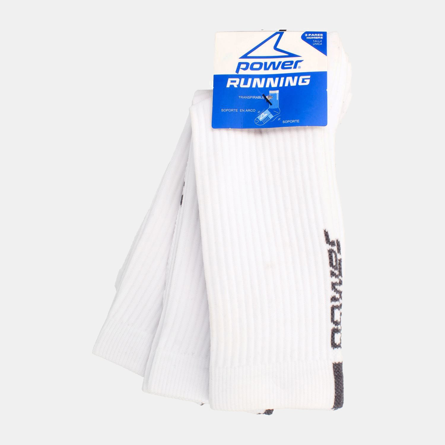 Calcetines Hombre Power Tripack-Running