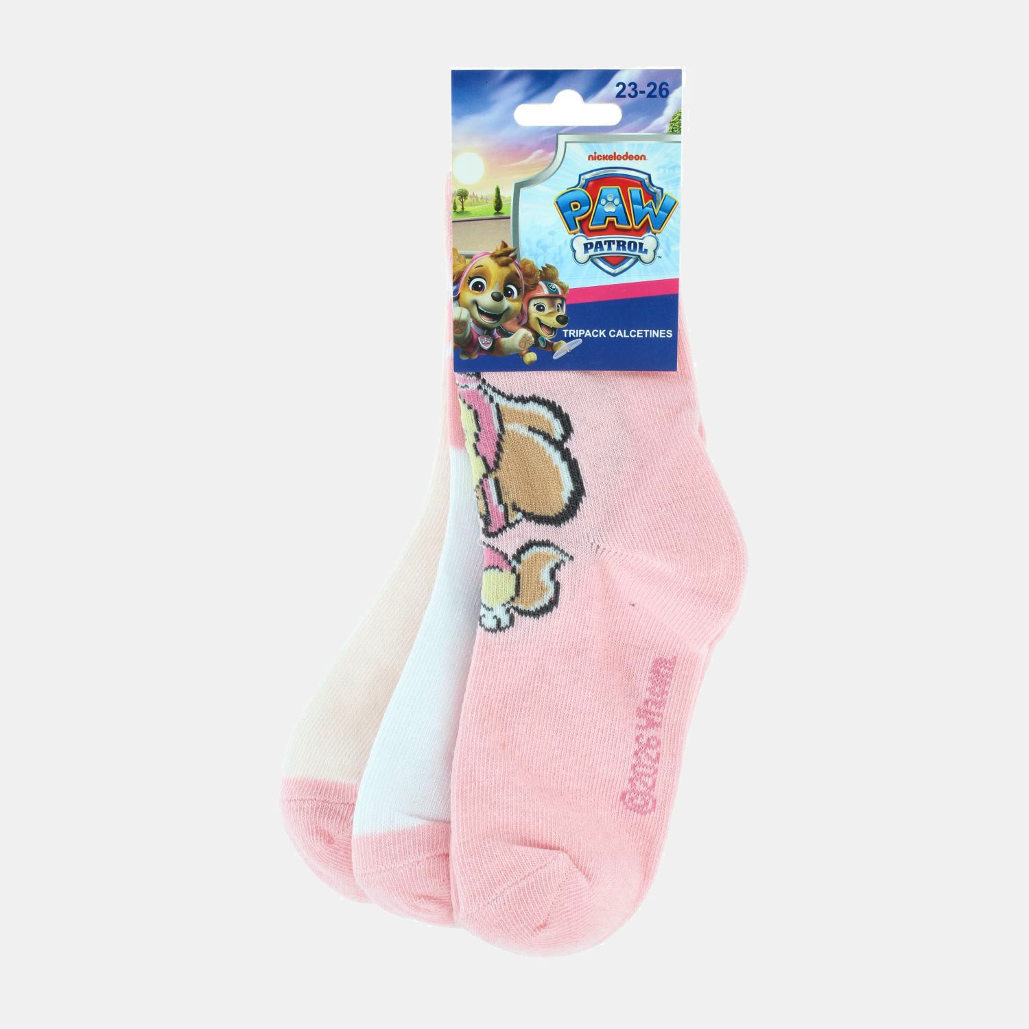 Calcetines Niña Bubblegummers Cal Paw Patrol Rosa