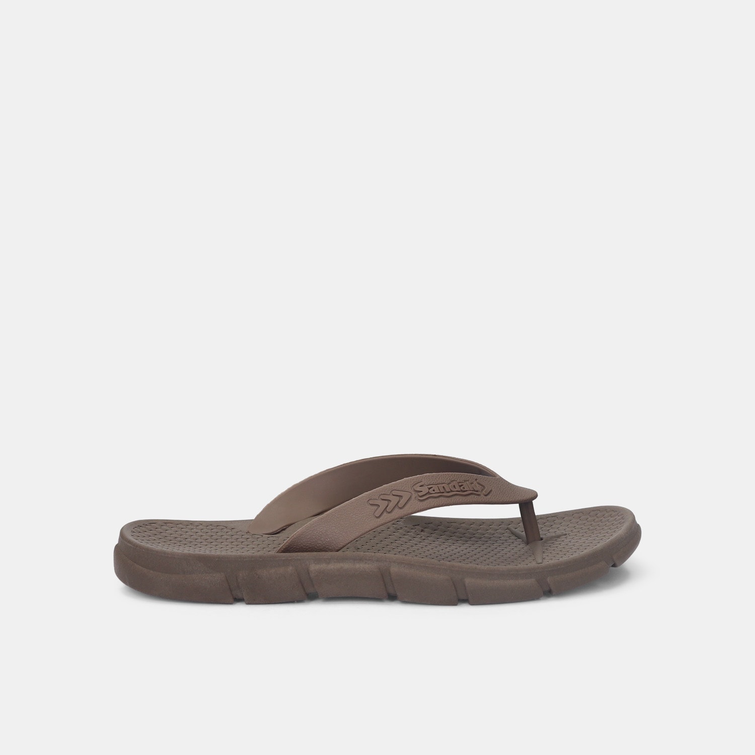 Sandalias Para Hombre Sandak Café Oscuro Andes Full Plastic