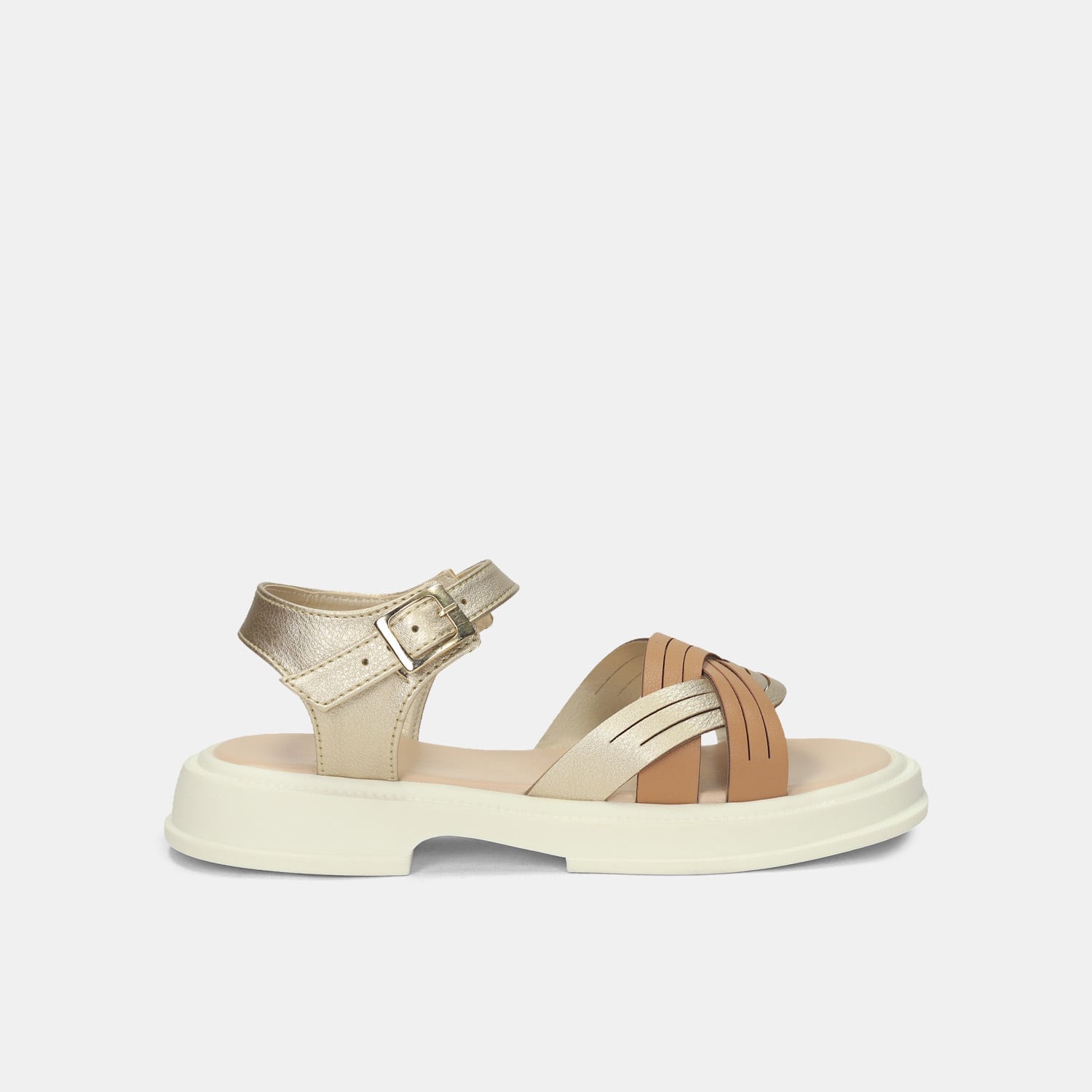 Sandalia Para Niña Bubblegummers Multicolor Thalia