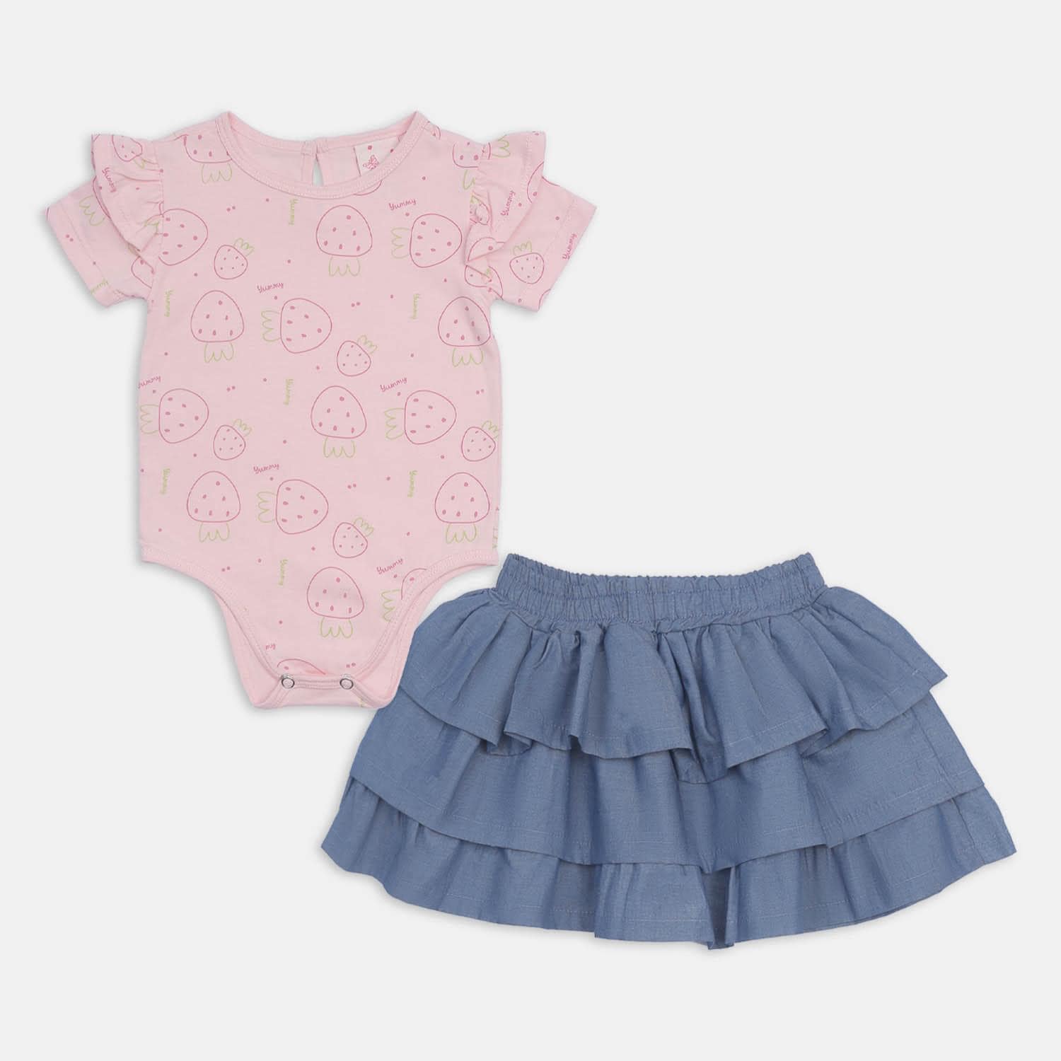 Conjunto Para Niña Bubblegummers Rosado-Azul Jacky