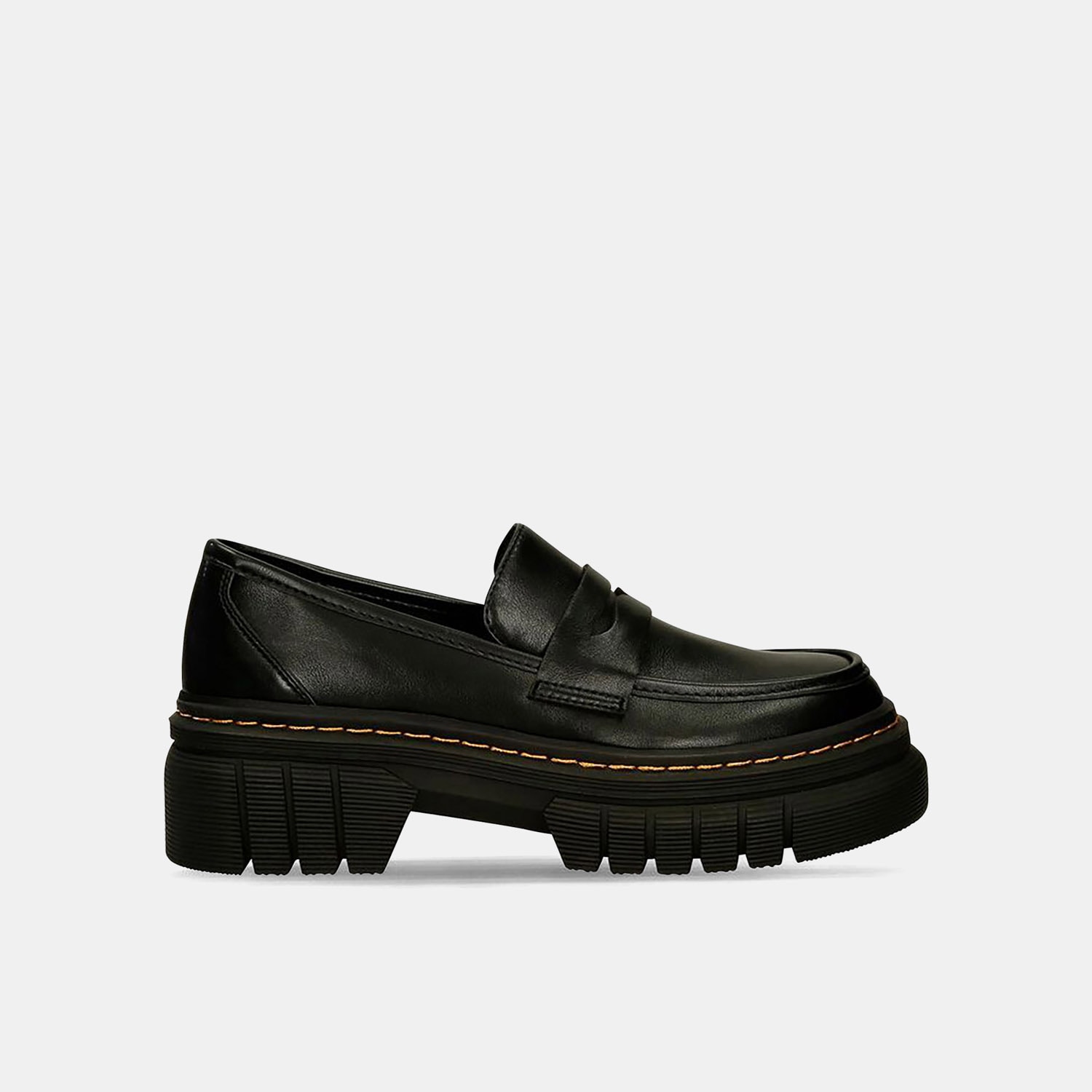 Mocasines Para Mujer Bata Negro Java Martina Flat