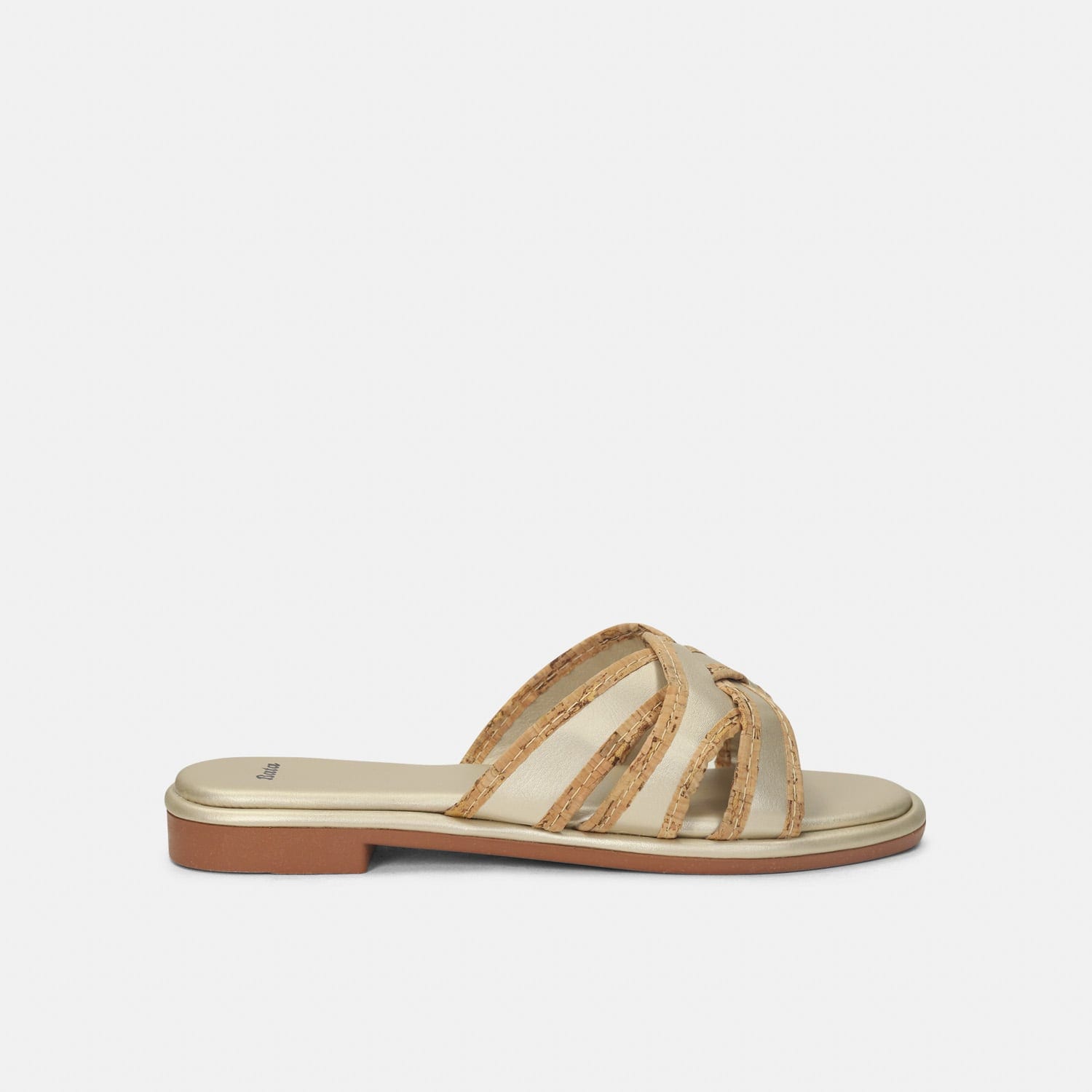 Sandalia Para Mujer Bata Almendra Maria