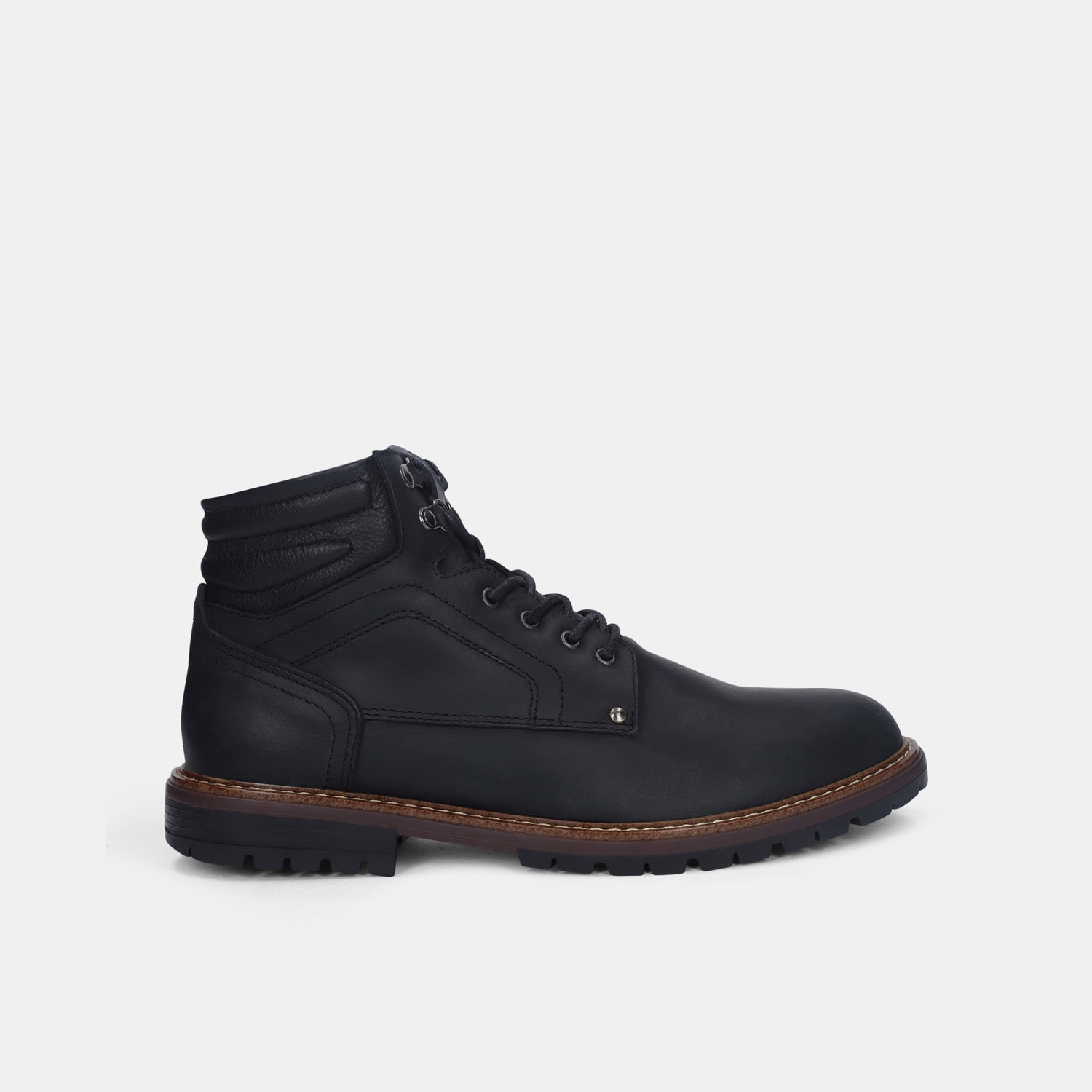 Bota Para Hombre Bata Negro Oscar Leandro