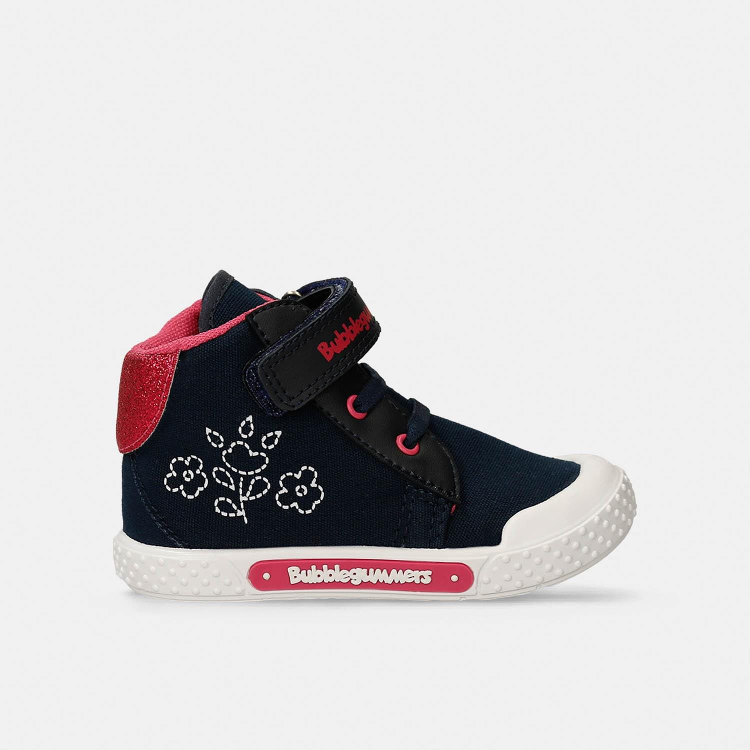 Botas Para Niña Bubblegummers Azul-Fucsia Sophia