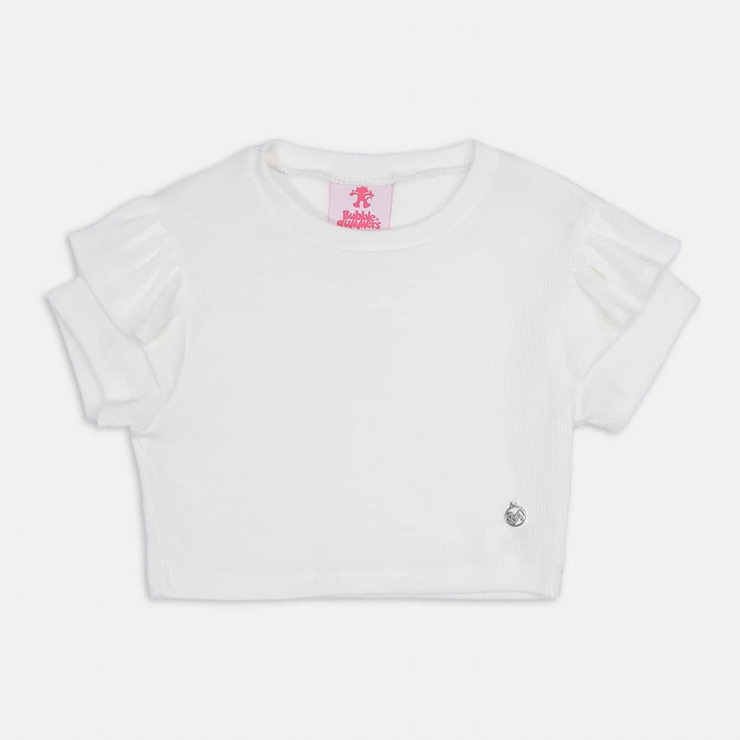 Camiseta Para Niña Bubblegummers Blanco Kappi