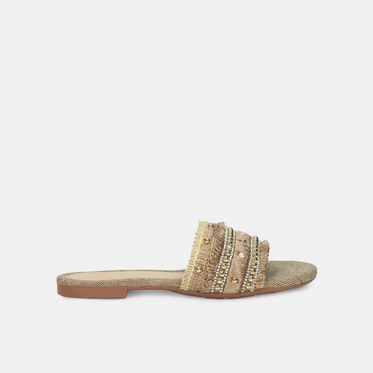 Sandalias Para Mujer Bata Café Claro