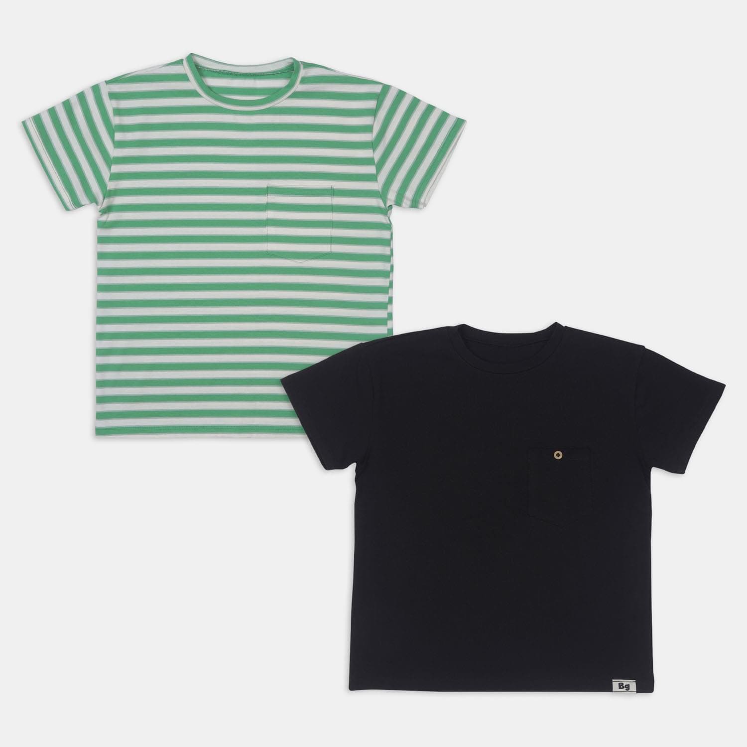Camiseta Para Niño Bubblegummers Azul-Verde Oasis