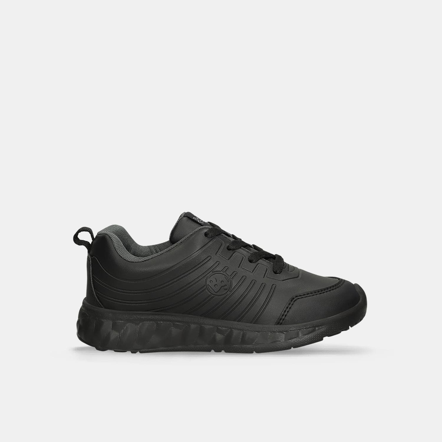 Tenis Escolar Infantil Para Niños Bubblegummers Negro Jalapeño